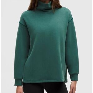 lululemon athletica Teal Cowl Neck Sweater